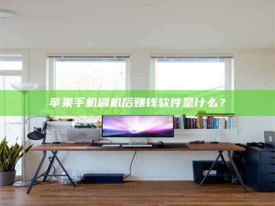 上海苹果手机刷机后赚钱软件是什么？