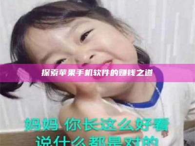 上海探索苹果手机软件的赚钱之道